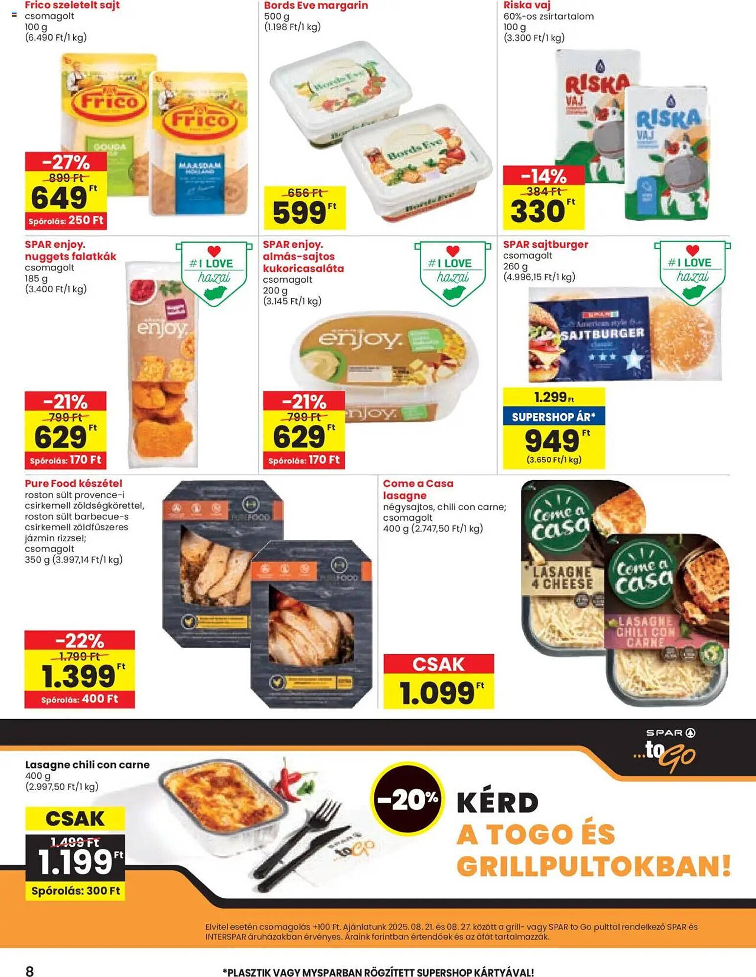 Spar akciós újság (2025-08-21 - 2025-08-27)