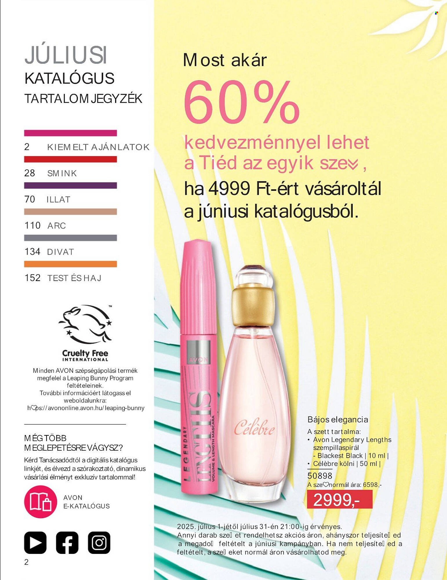 AVON akciós újság (2025-07-01 - 2025-07-31)
