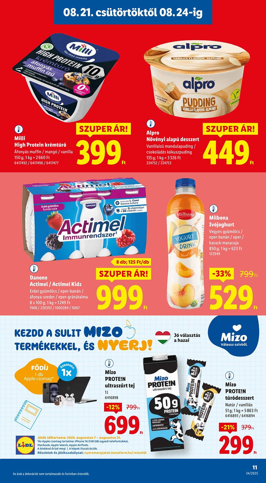 Lidl akciós újság (2025-08-21 - 2025-08-27)