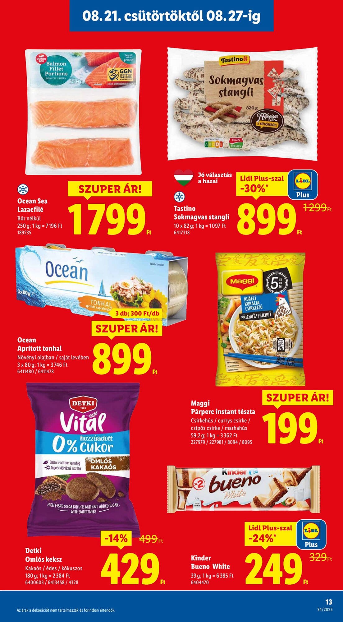 Lidl akciós újság (2025-08-21 - 2025-08-27)
