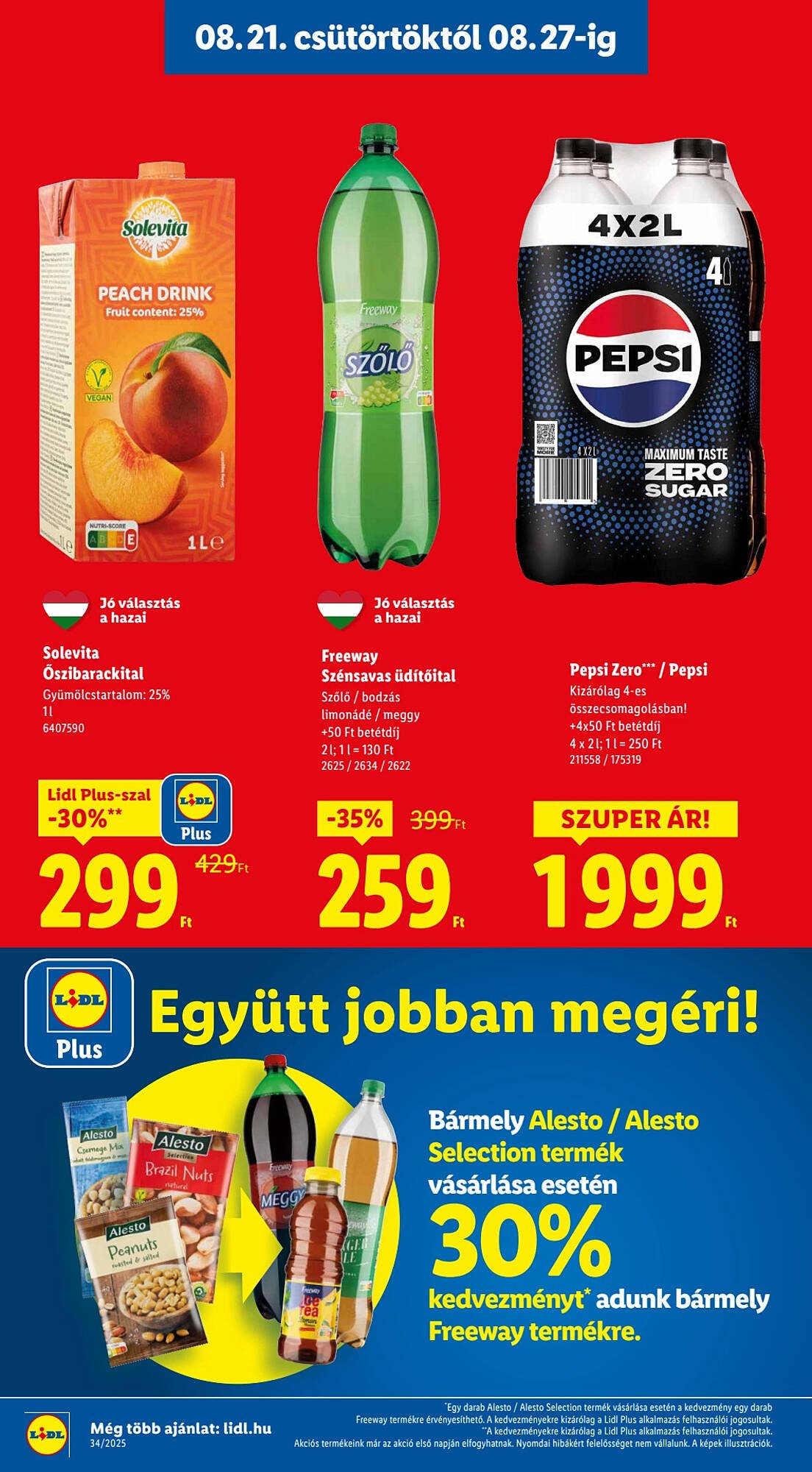 Lidl akciós újság (2025-08-21 - 2025-08-27)