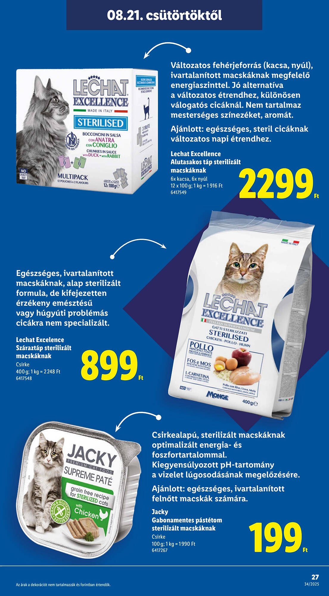 Lidl akciós újság (2025-08-21 - 2025-08-27)