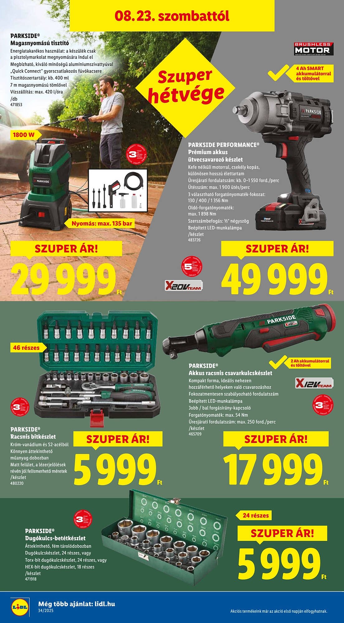 Lidl akciós újság (2025-08-21 - 2025-08-27)