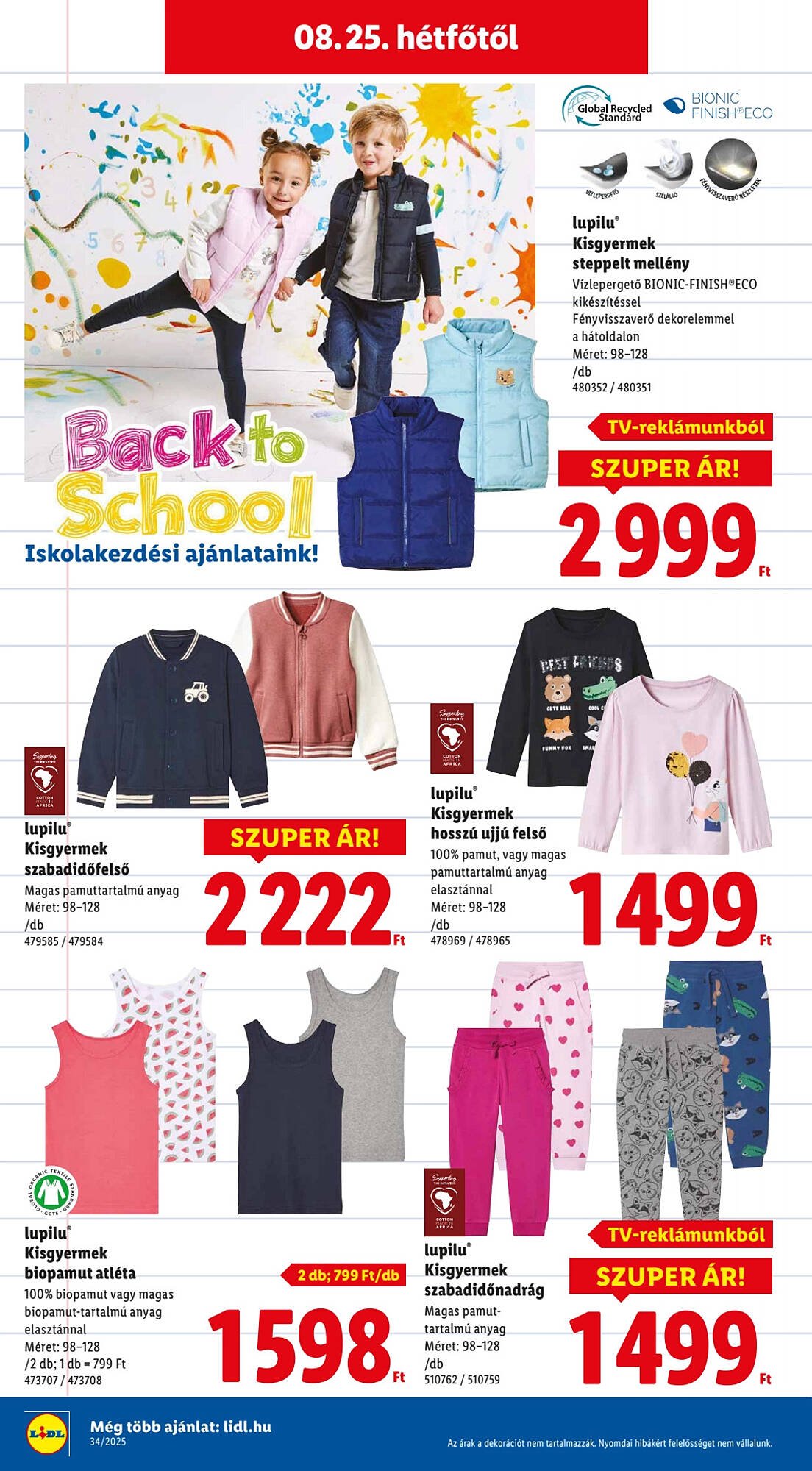 Lidl akciós újság (2025-08-21 - 2025-08-27)