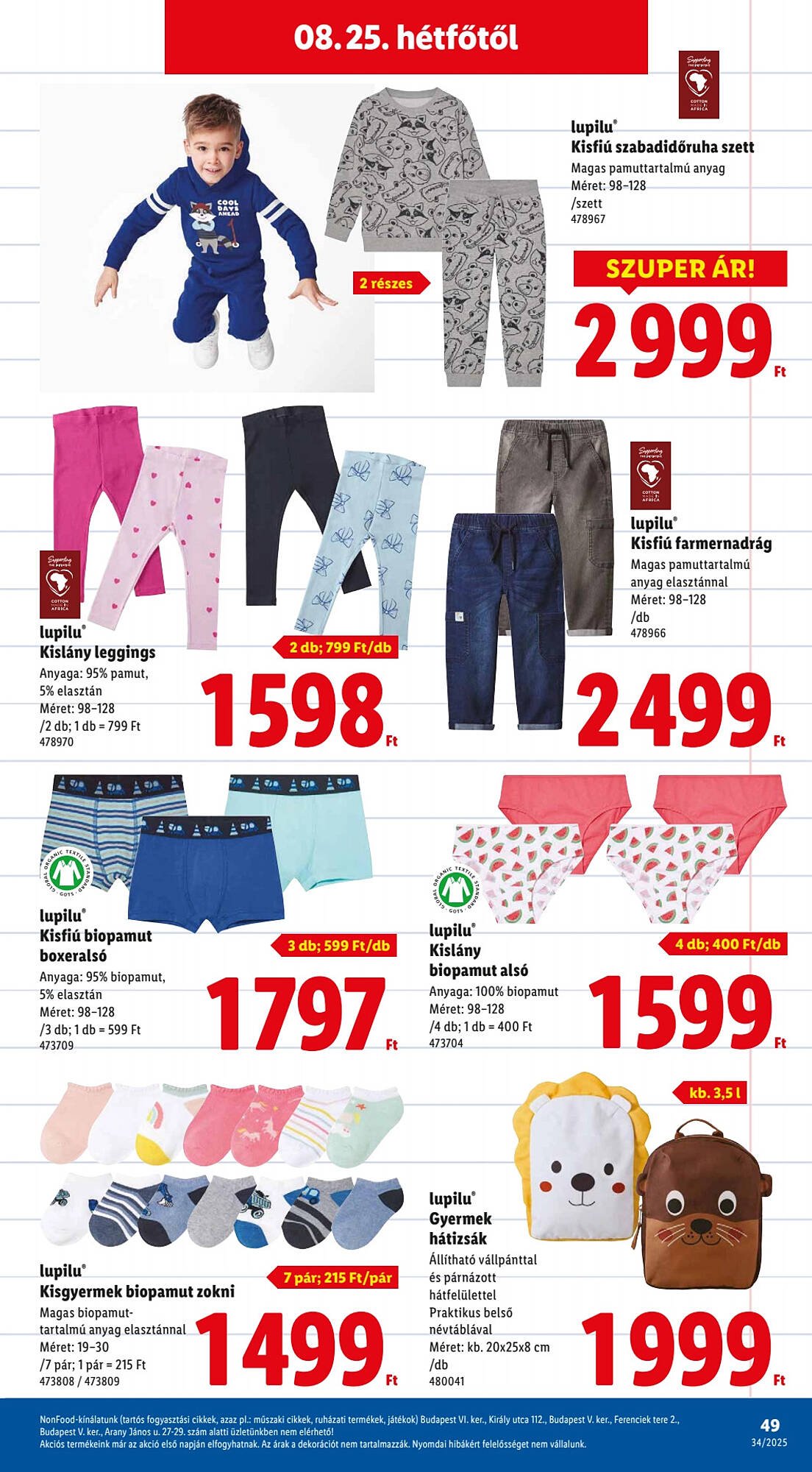 Lidl akciós újság (2025-08-21 - 2025-08-27)