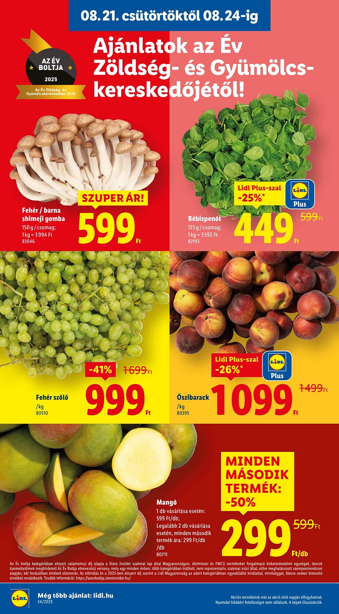 Lidl akciós újság (2025-08-21 - 2025-08-27)