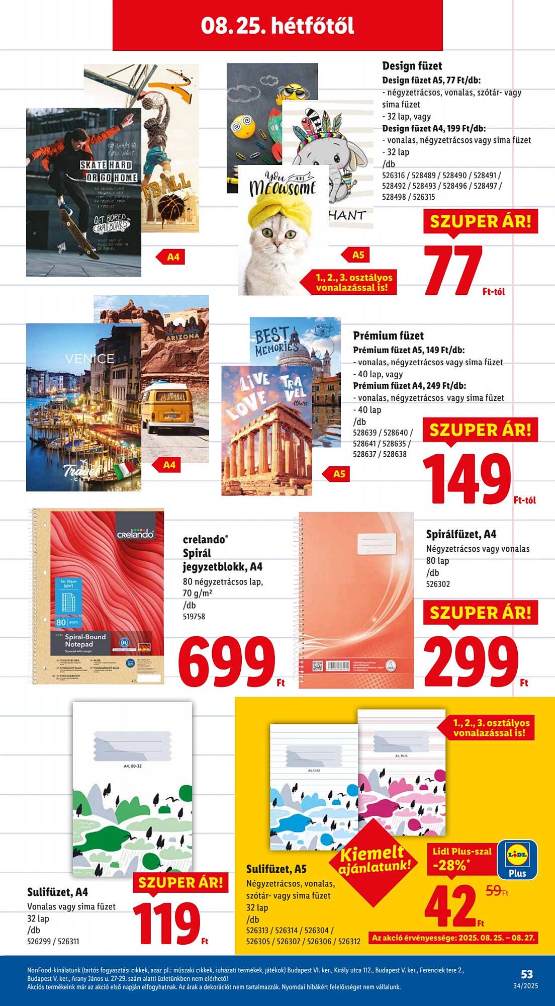 Lidl akciós újság (2025-08-21 - 2025-08-27)