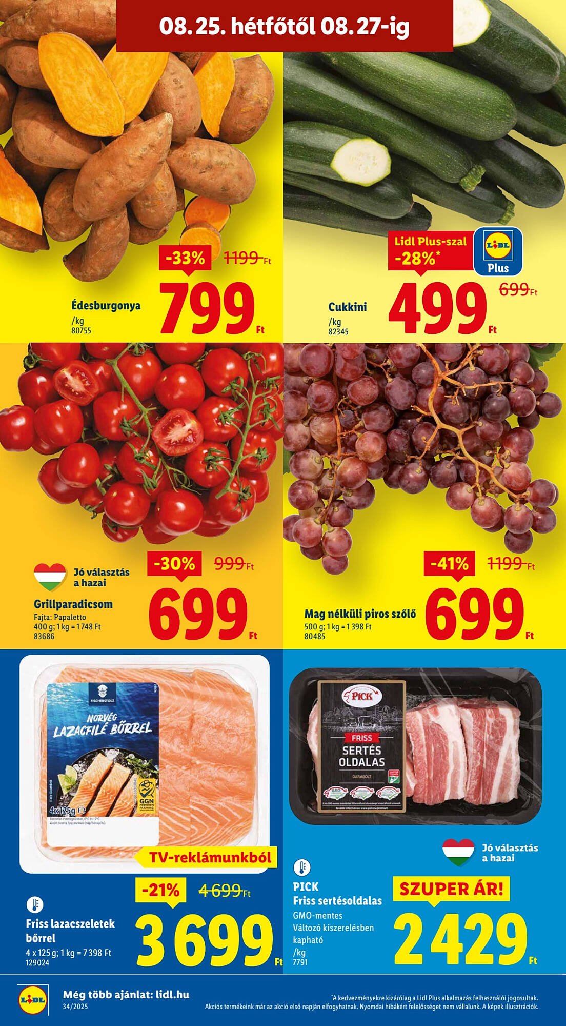 Lidl akciós újság (2025-08-21 - 2025-08-27)