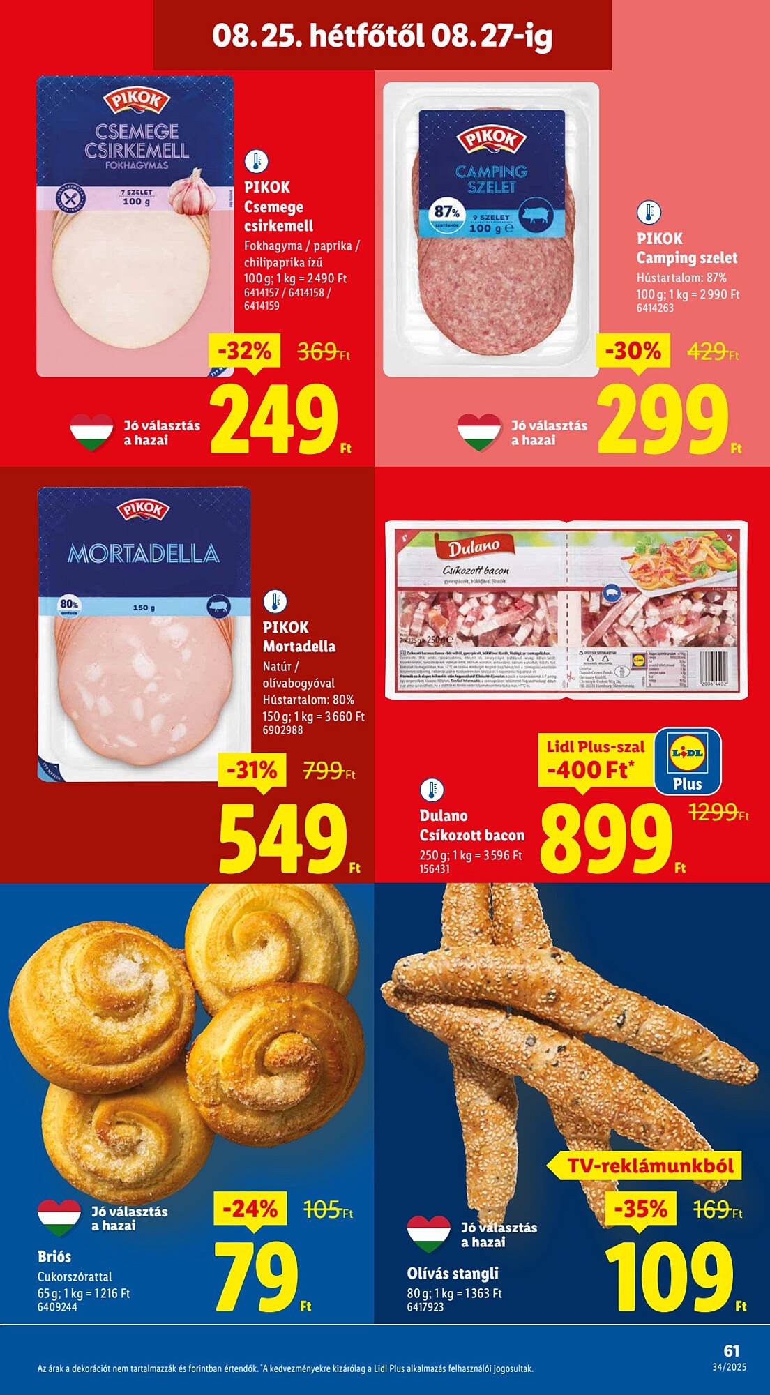 Lidl akciós újság (2025-08-21 - 2025-08-27)