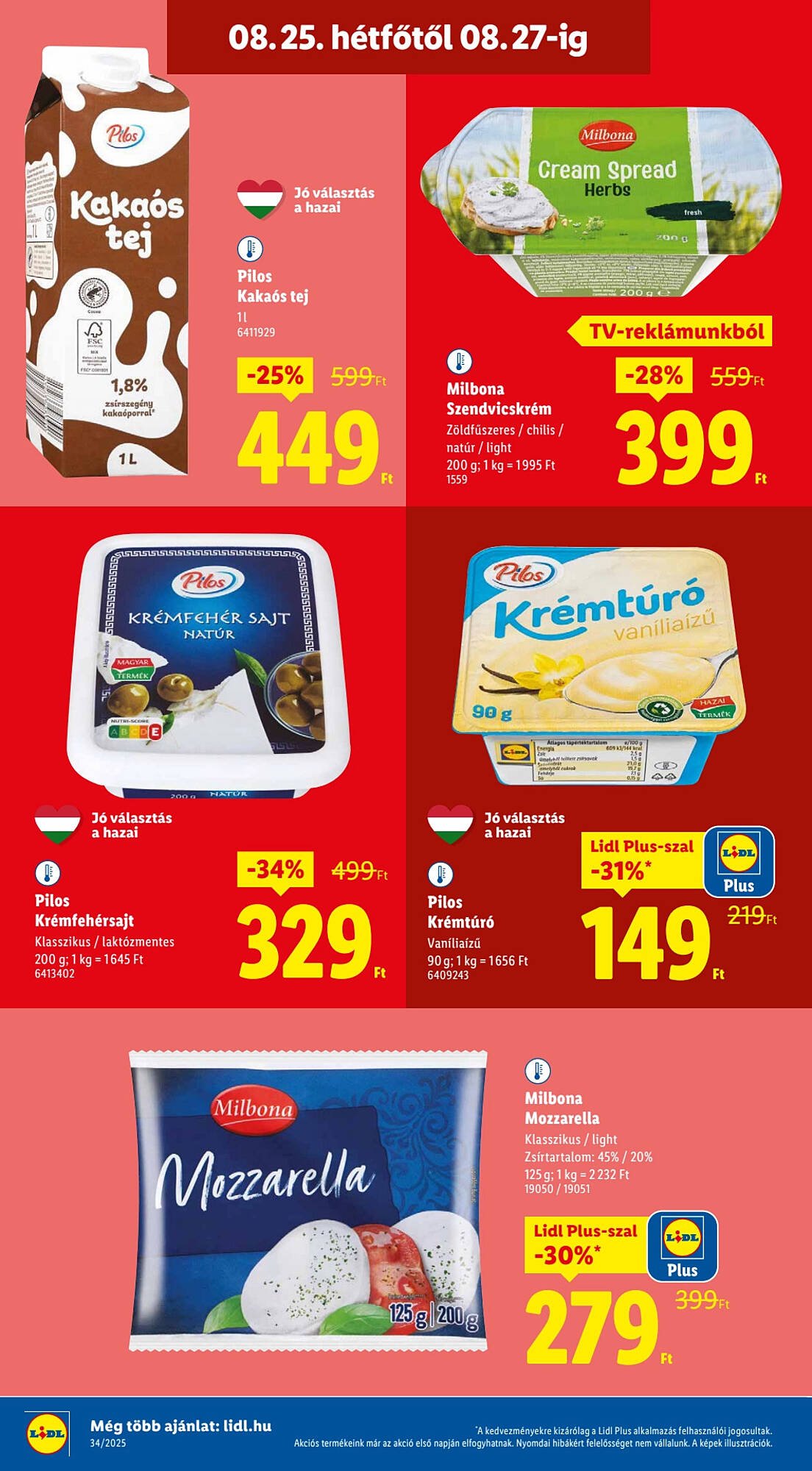 Lidl akciós újság (2025-08-21 - 2025-08-27)