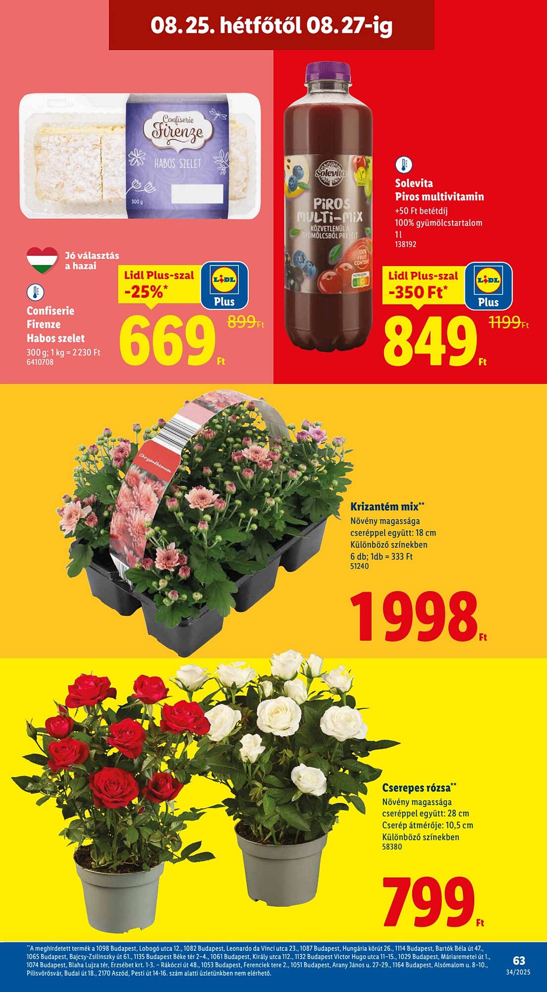 Lidl akciós újság (2025-08-21 - 2025-08-27)