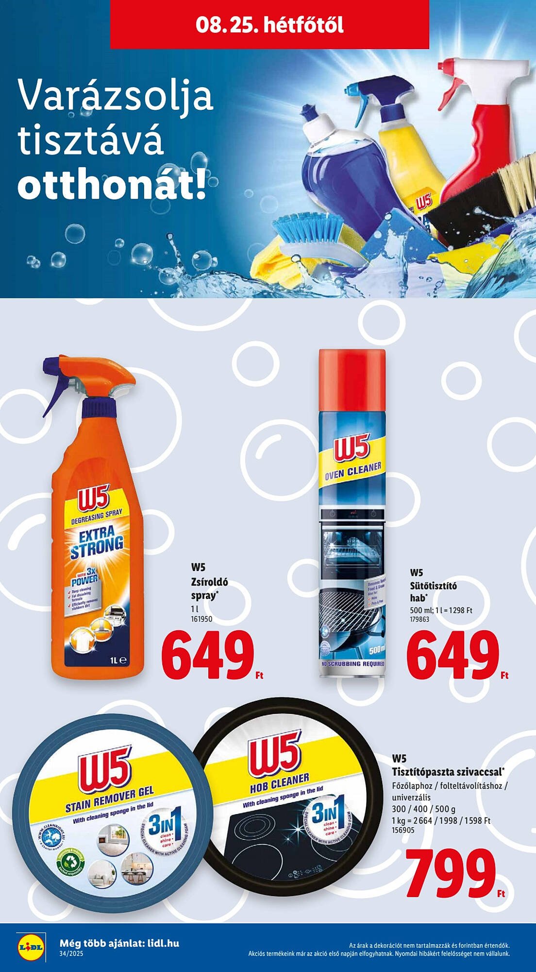 Lidl akciós újság (2025-08-21 - 2025-08-27)
