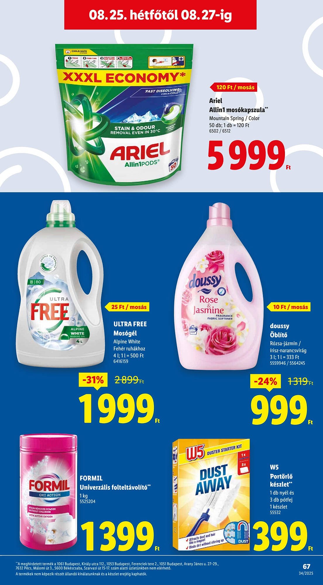 Lidl akciós újság (2025-08-21 - 2025-08-27)
