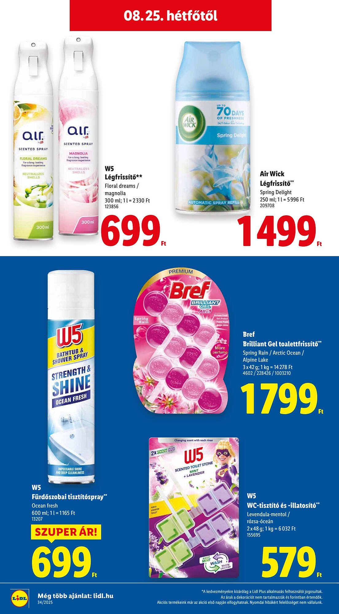 Lidl akciós újság (2025-08-21 - 2025-08-27)
