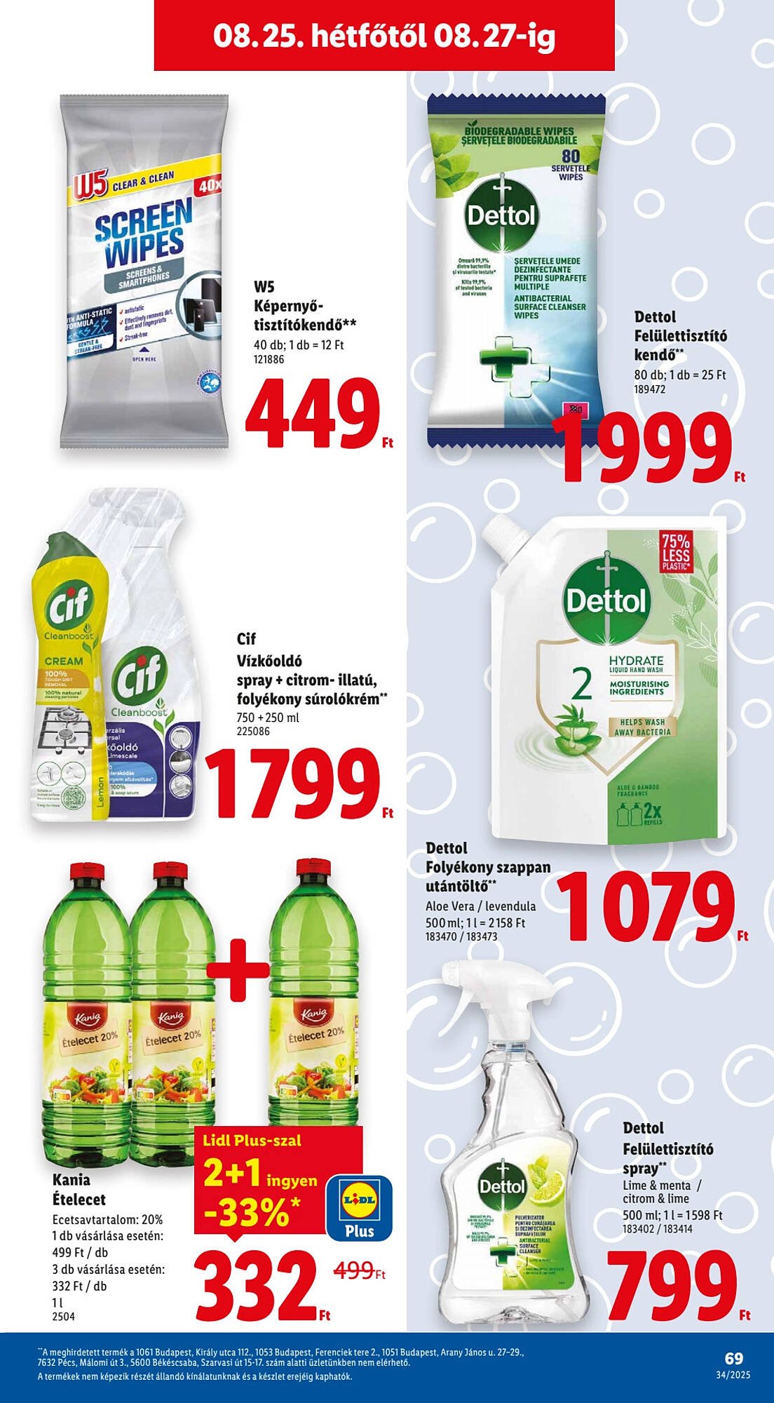 Lidl akciós újság (2025-08-21 - 2025-08-27)
