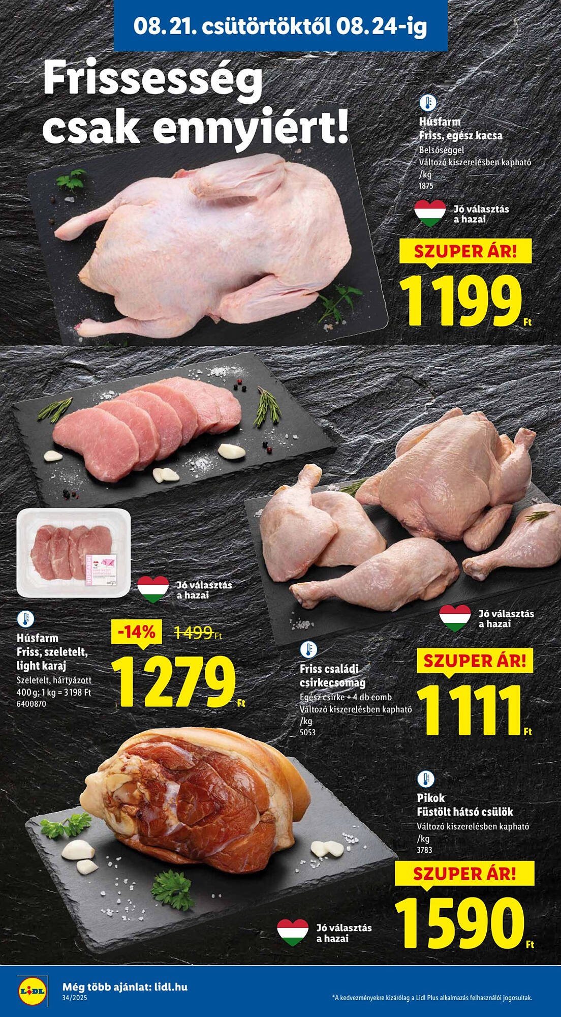 Lidl akciós újság (2025-08-21 - 2025-08-27)