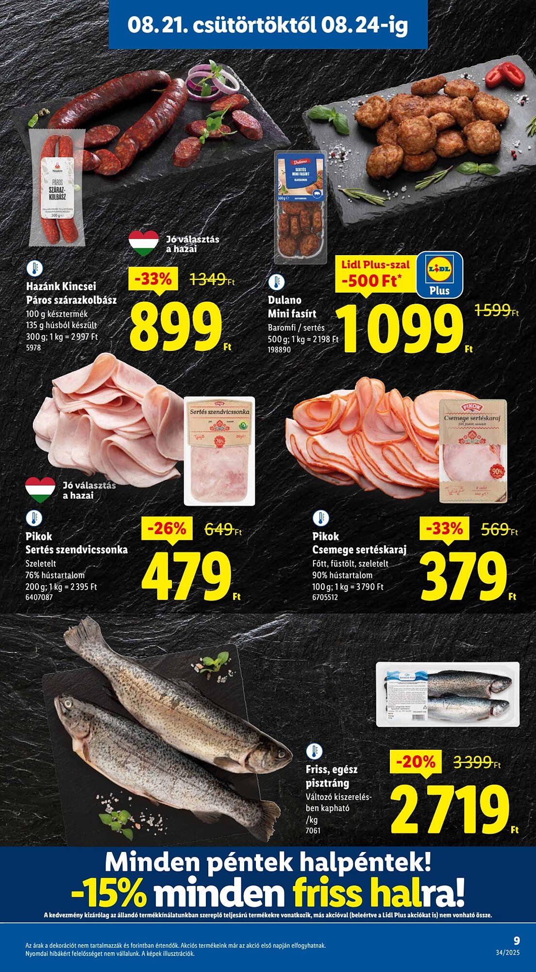 Lidl akciós újság (2025-08-21 - 2025-08-27)