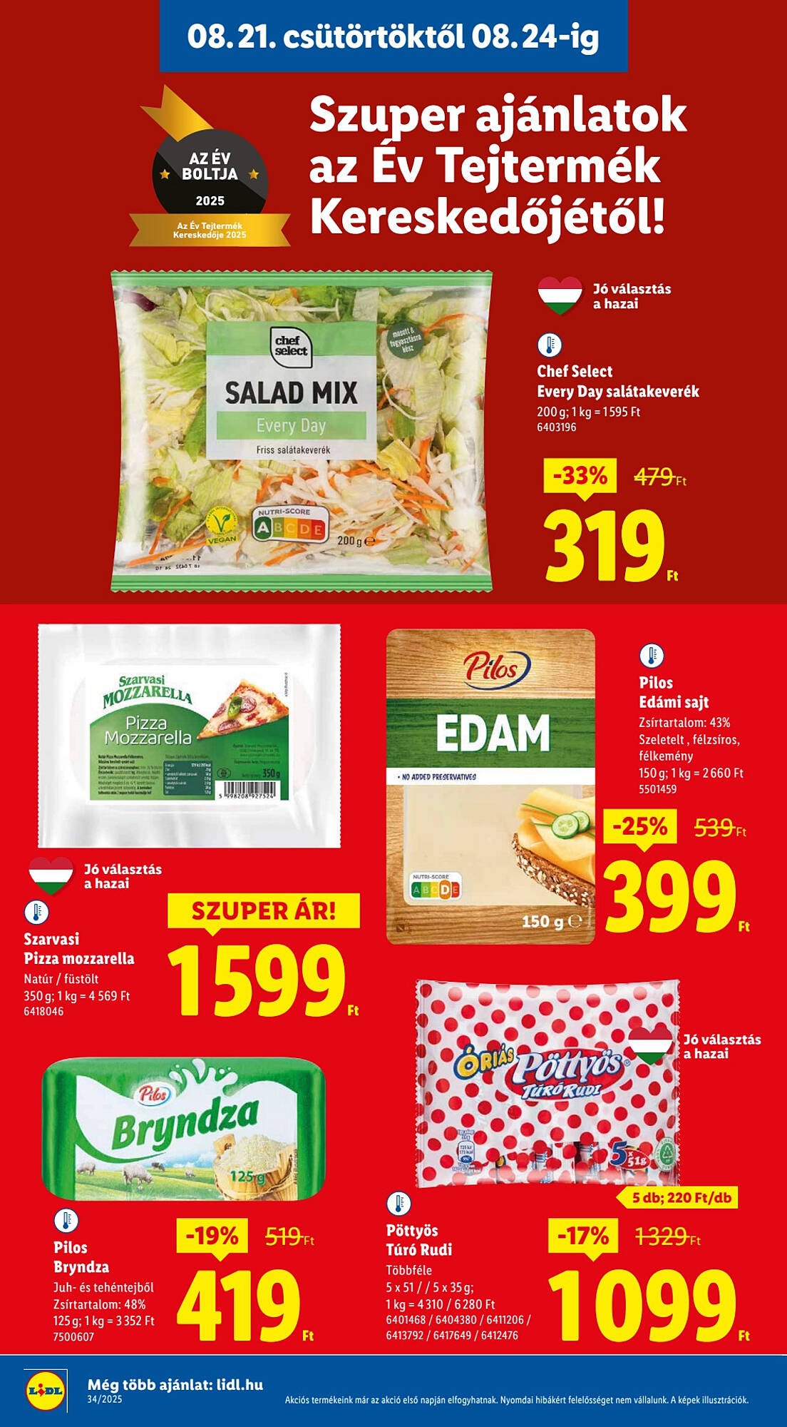 Lidl akciós újság (2025-08-21 - 2025-08-27)