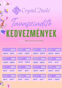 Crystal Nails akciós újság (2026-03-02 - 2026-03-31)
