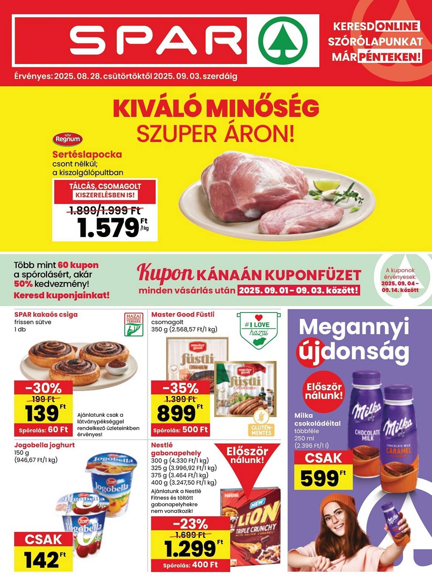 Spar akciós újság (2025-08-28 - 2025-09-03)