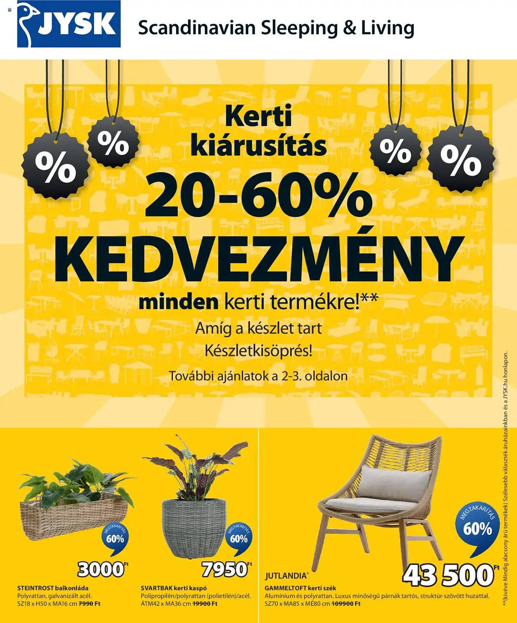 JYSK akciós újság (2025-07-30 - 2025-09-02)