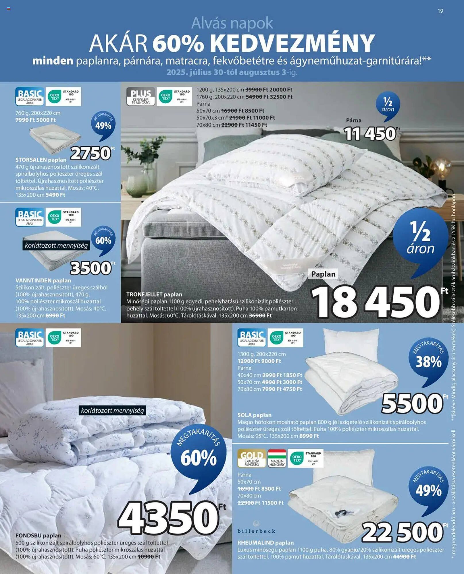 JYSK akciós újság (2025-07-30 - 2025-09-02)