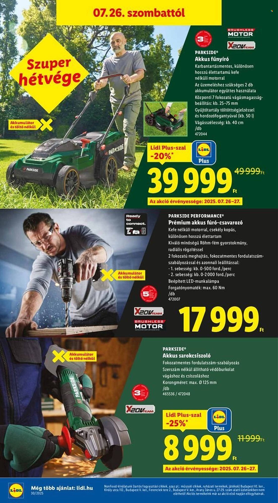 Lidl akciós újság (2025-07-24 - 2025-07-30)