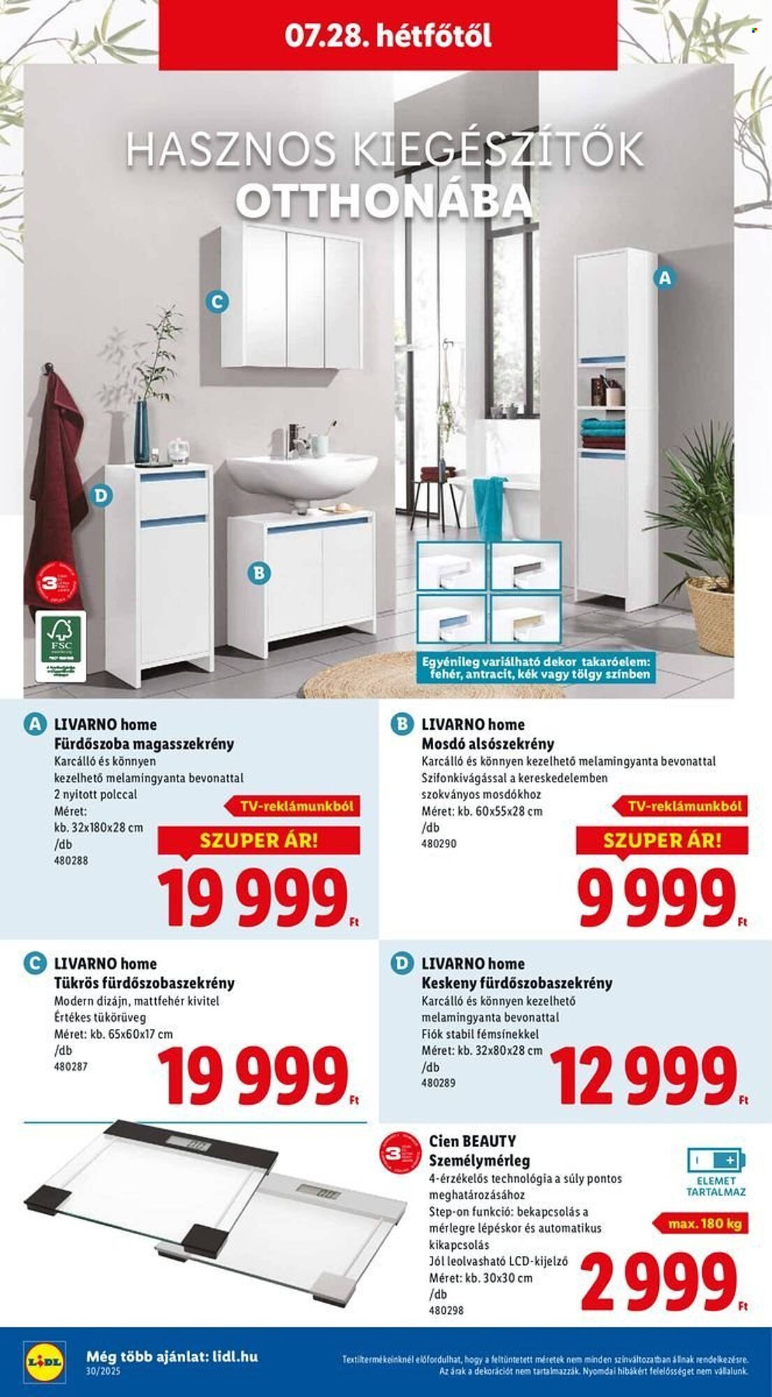 Lidl akciós újság (2025-07-24 - 2025-07-30)