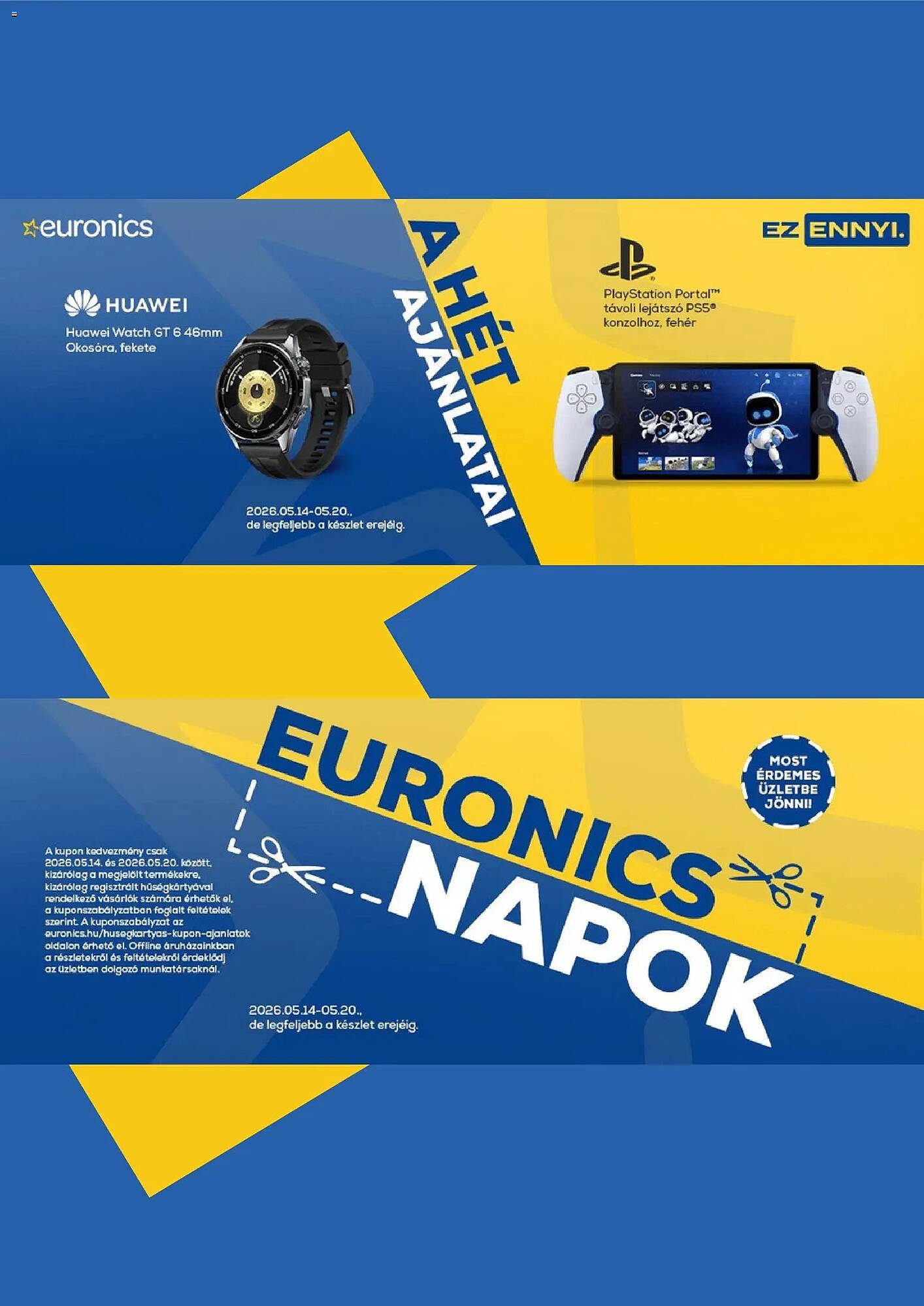 Euronics akciós újság (2026-05-14 - 2026-05-20)