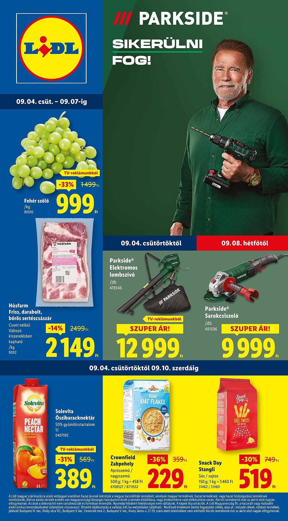 Pick-Lidl Nyereményjáték 2025.09.24 akciós újság (None - 2025-09-04)
