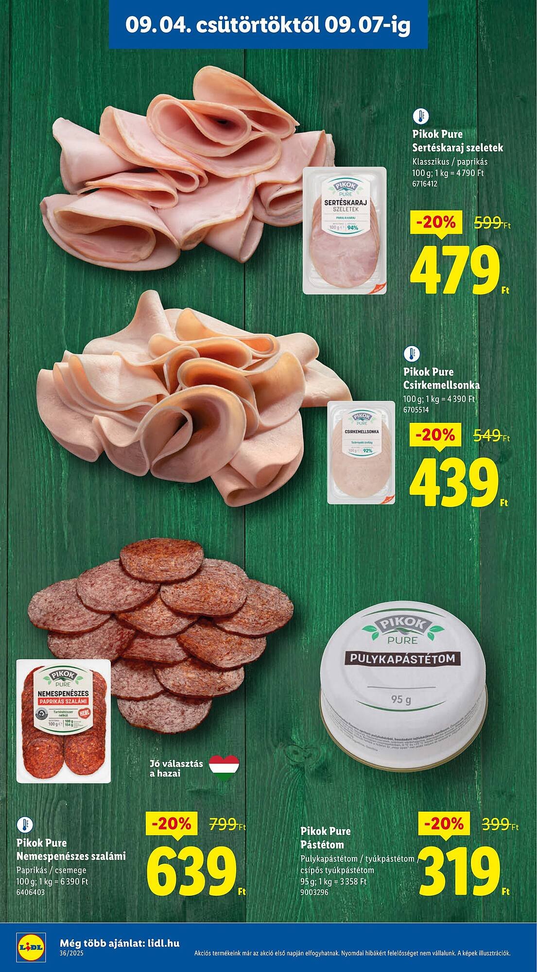 Pick-Lidl Nyereményjáték 2025.09.24 akciós újság (None - 2025-09-04)