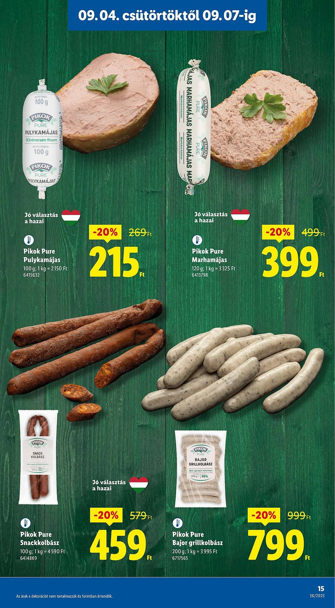 Pick-Lidl Nyereményjáték 2025.09.24 akciós újság (None - 2025-09-04)