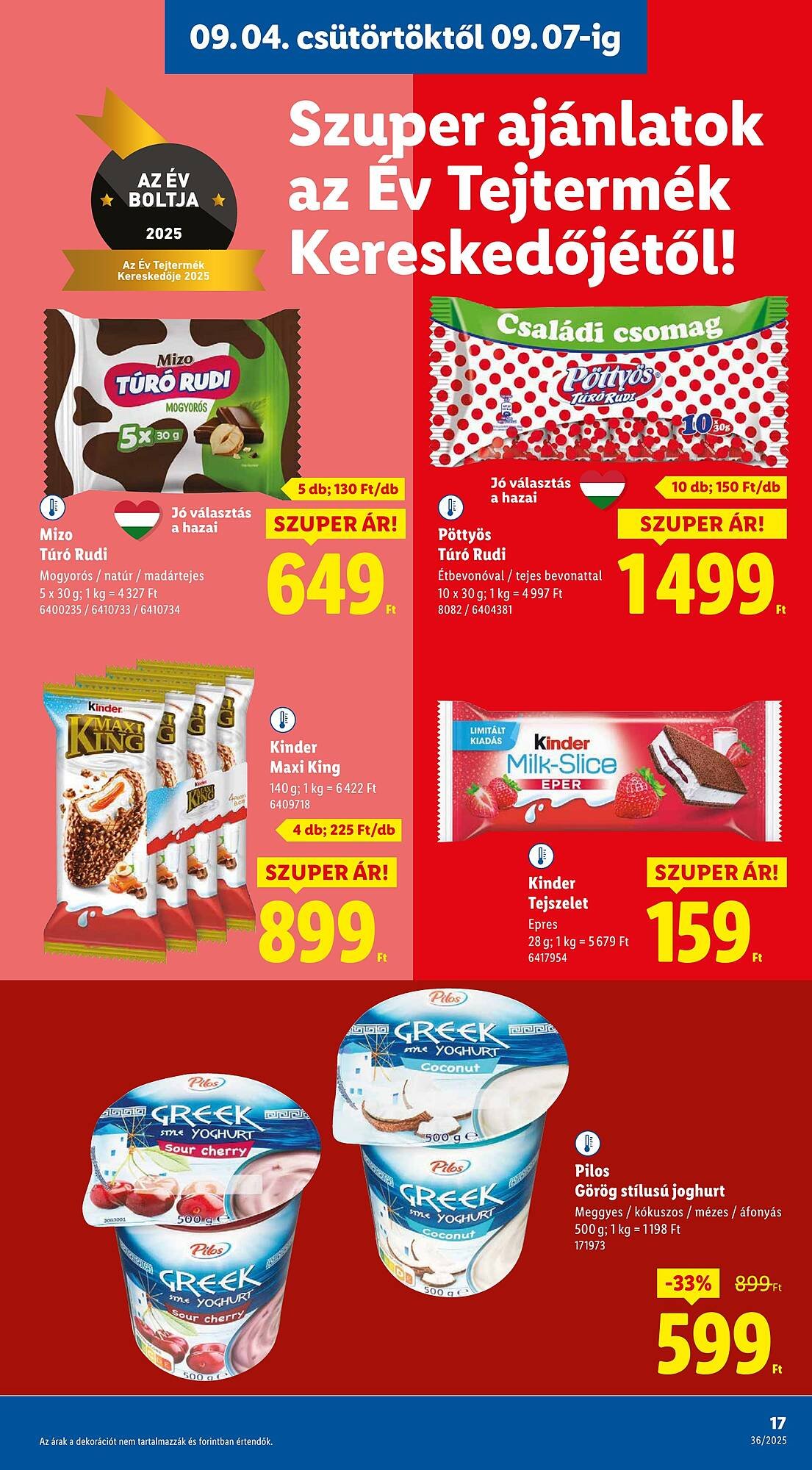 Pick-Lidl Nyereményjáték 2025.09.24 akciós újság (None - 2025-09-04)
