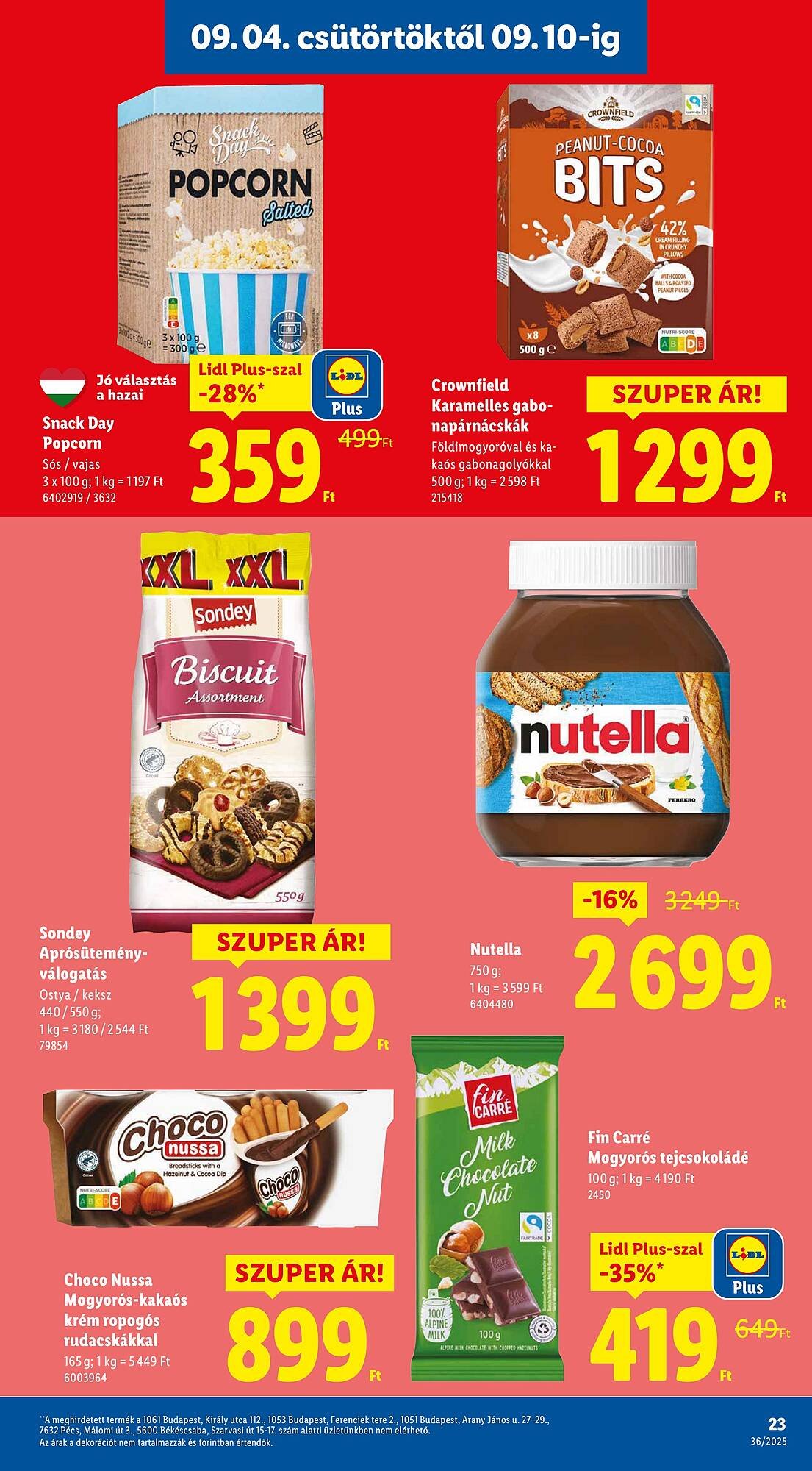 Pick-Lidl Nyereményjáték 2025.09.24 akciós újság (None - 2025-09-04)