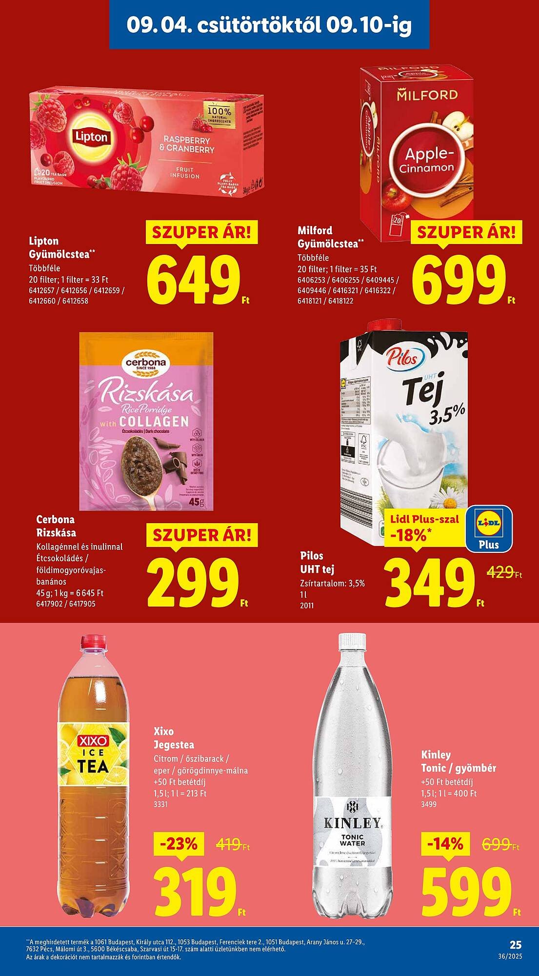 Pick-Lidl Nyereményjáték 2025.09.24 akciós újság (None - 2025-09-04)