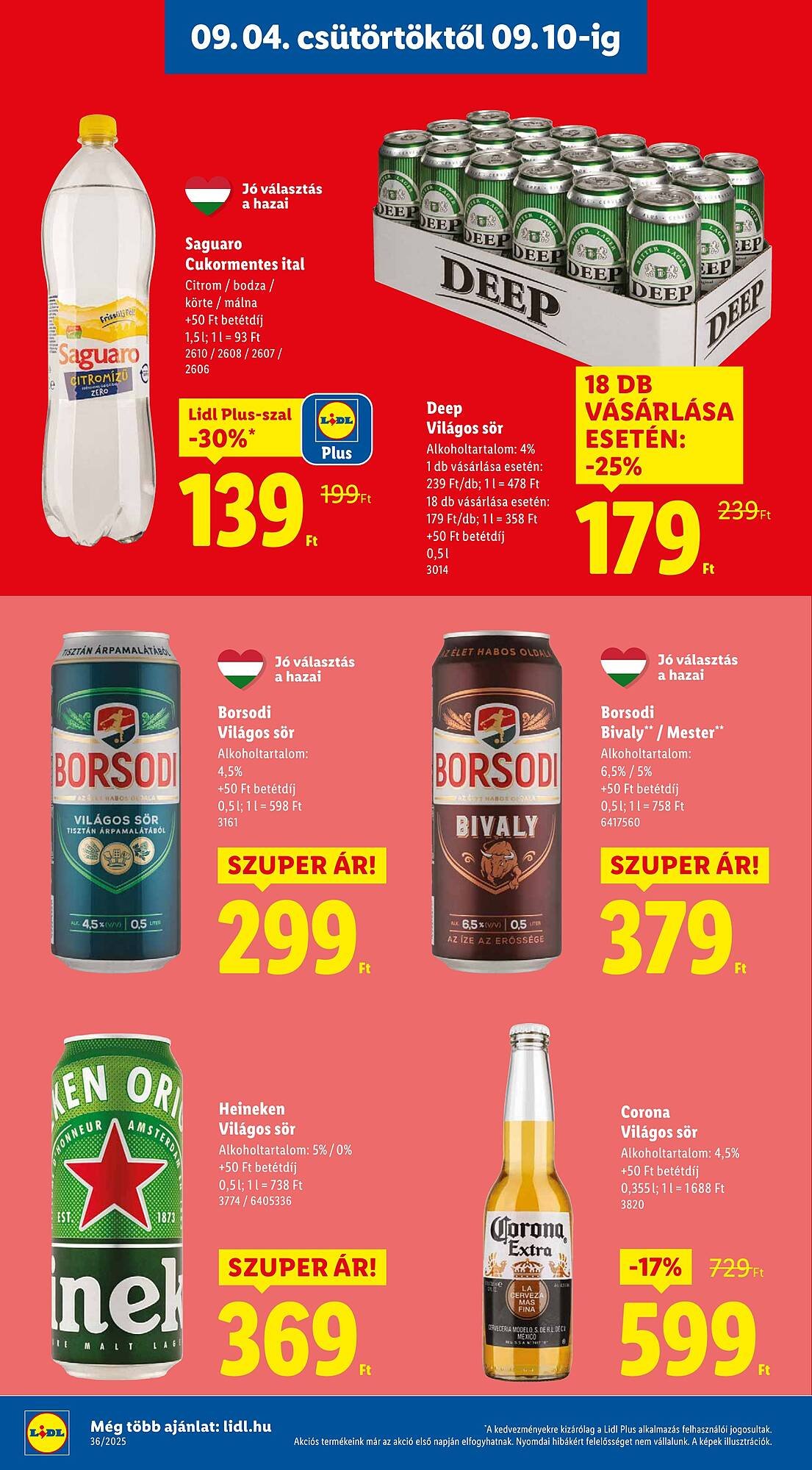 Pick-Lidl Nyereményjáték 2025.09.24 akciós újság (None - 2025-09-04)