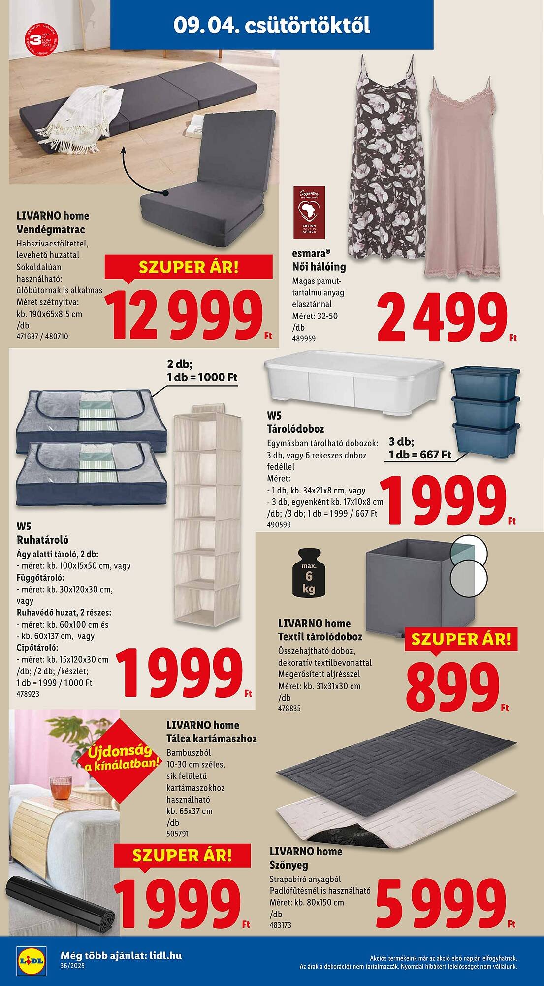 Pick-Lidl Nyereményjáték 2025.09.24 akciós újság (None - 2025-09-04)