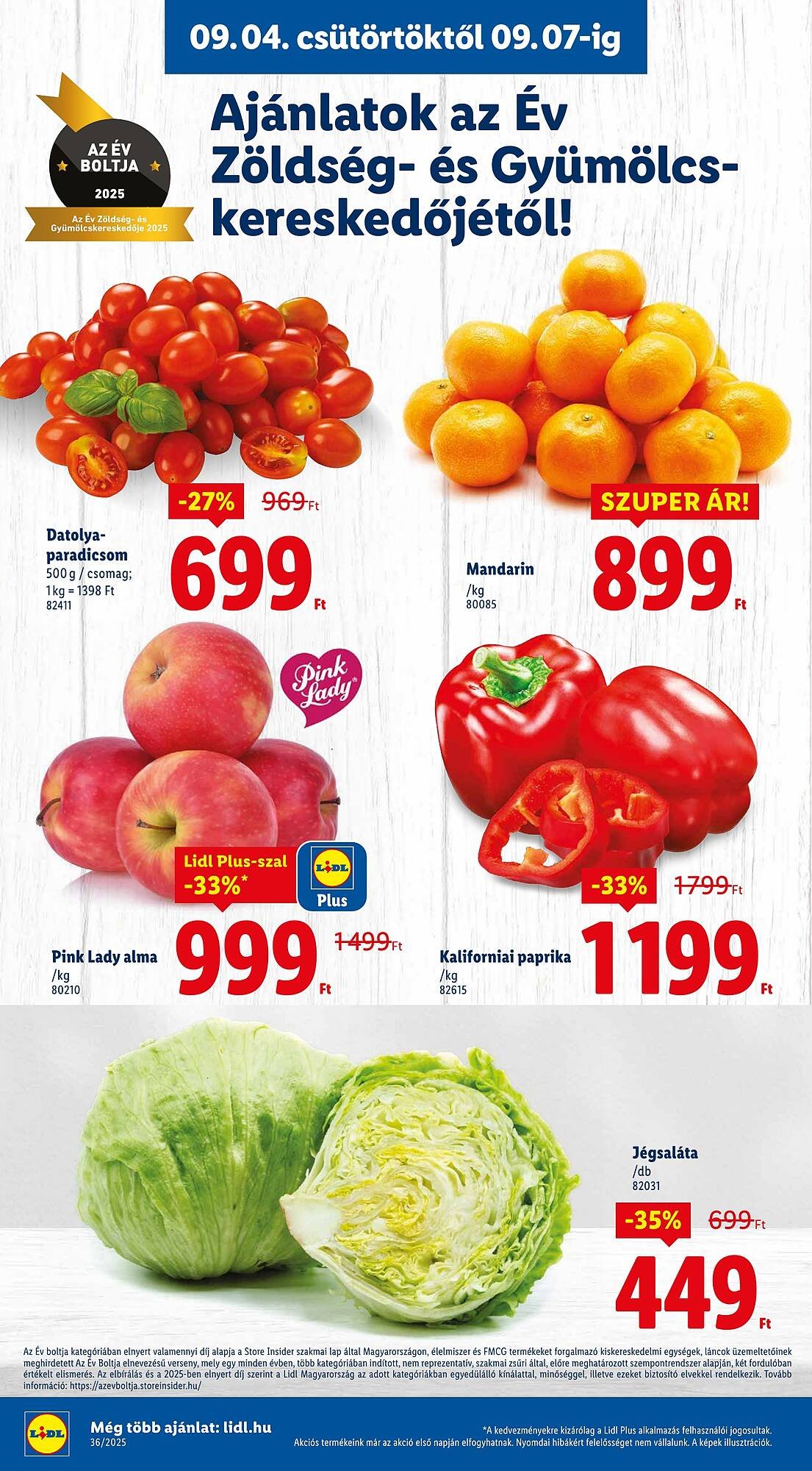 Pick-Lidl Nyereményjáték 2025.09.24 akciós újság (None - 2025-09-04)