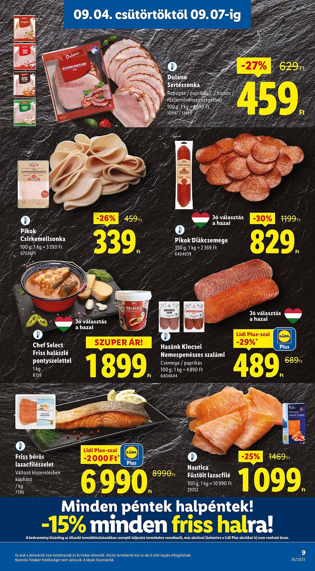 Pick-Lidl Nyereményjáték 2025.09.24 akciós újság (None - 2025-09-04)