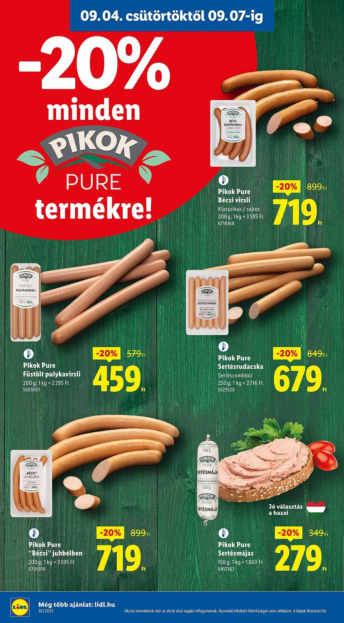 Pick-Lidl Nyereményjáték 2025.09.24 akciós újság (None - 2025-09-04)