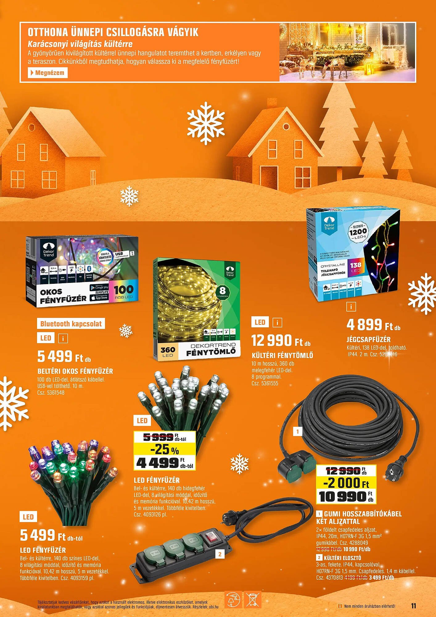 OBI akciós újság (2025-11-21 - 2025-11-23)