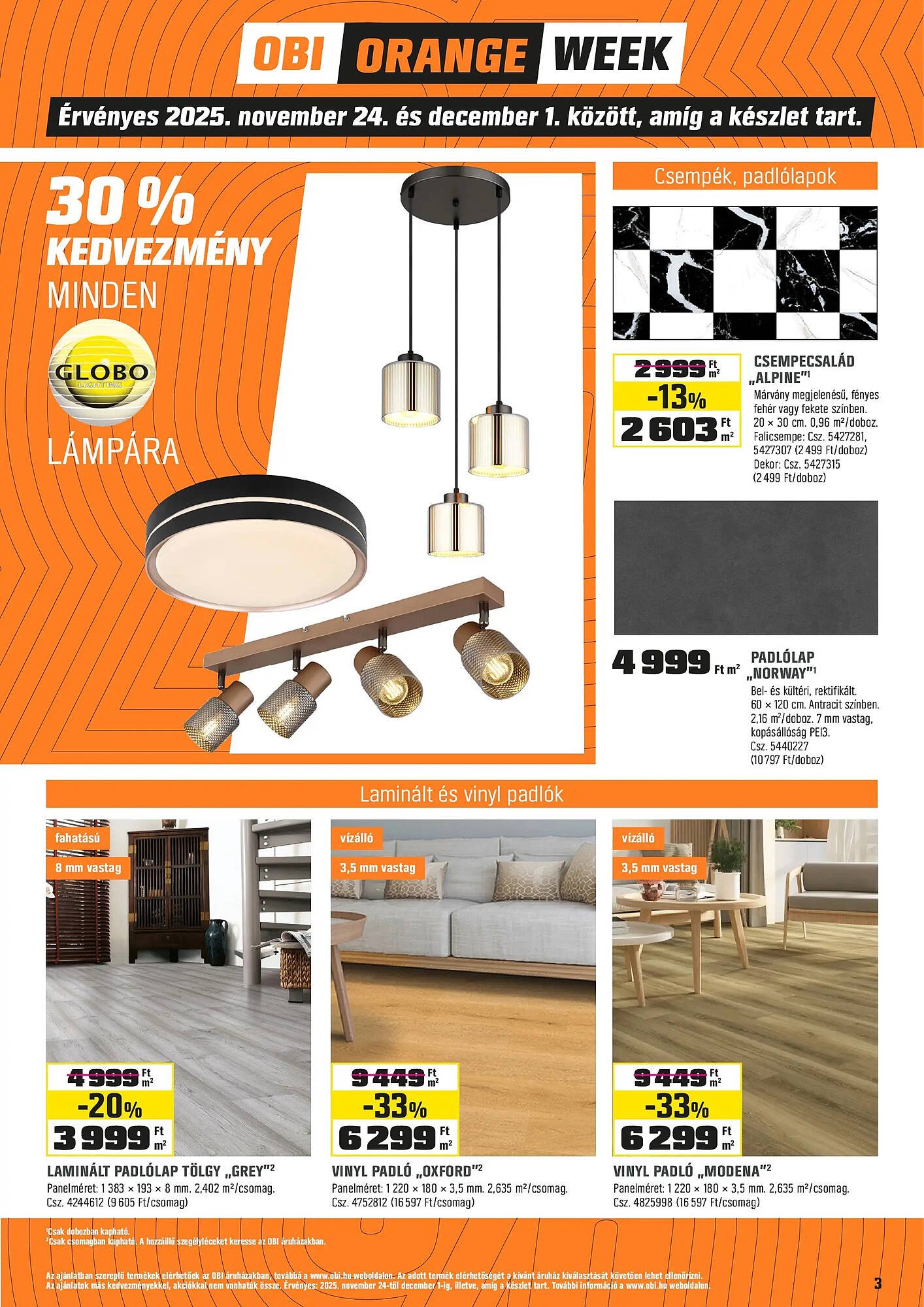 OBI akciós újság (2025-11-21 - 2025-11-23)
