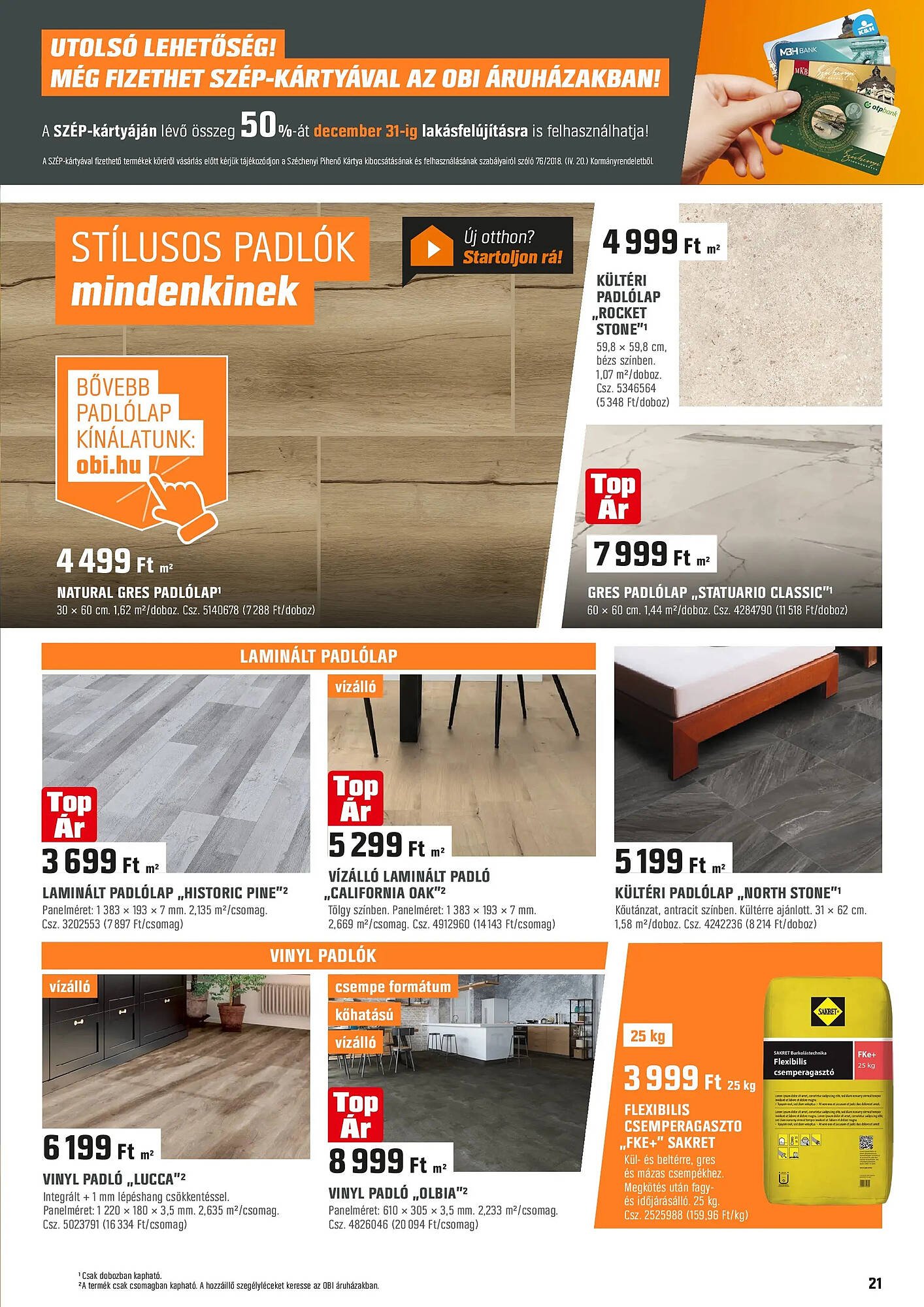 OBI akciós újság (2025-11-21 - 2025-11-23)