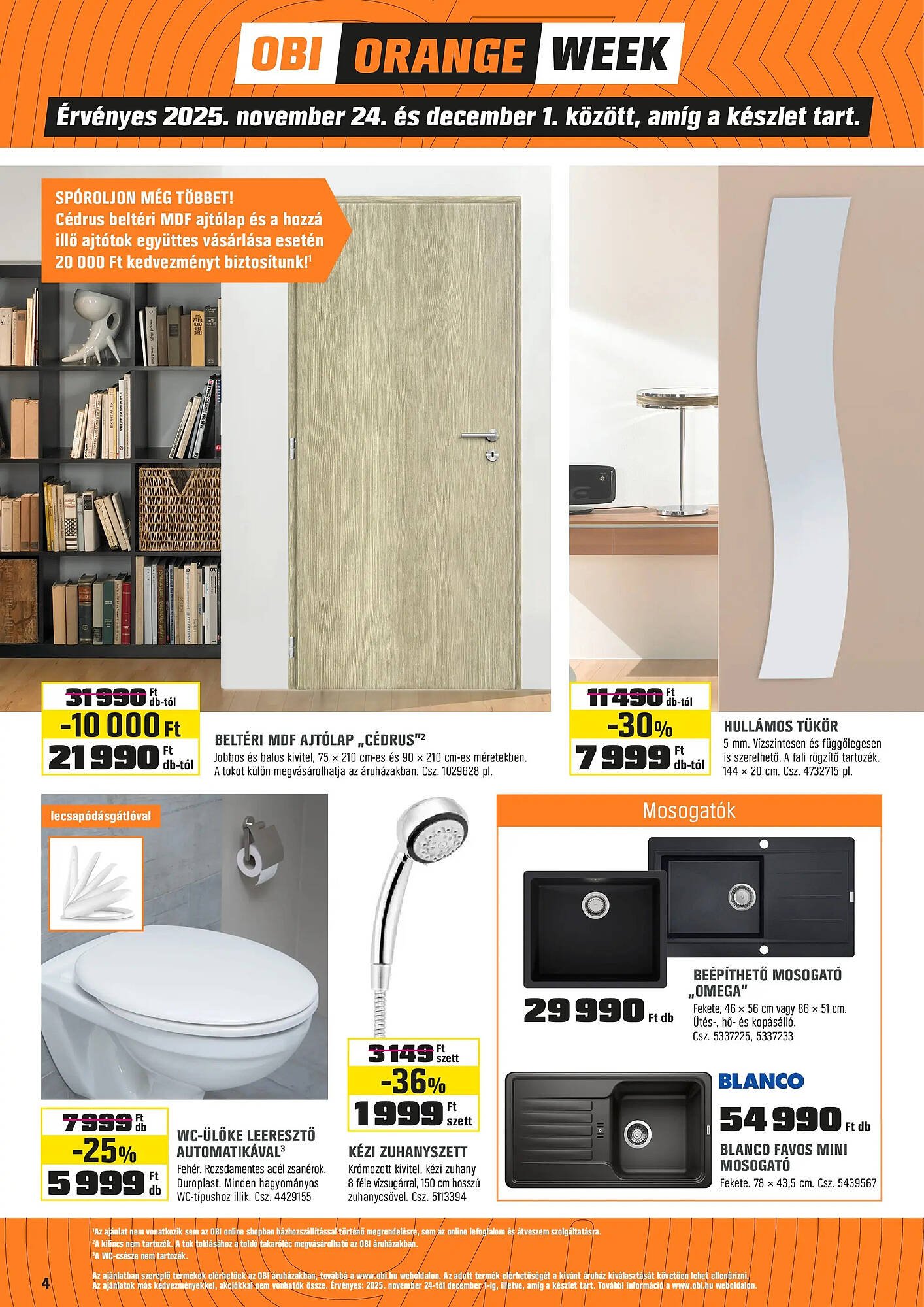 OBI akciós újság (2025-11-21 - 2025-11-23)