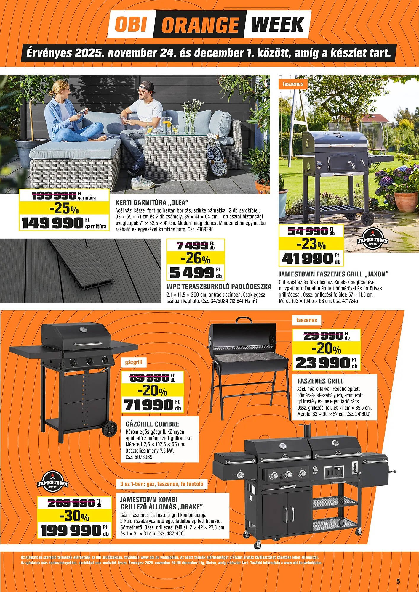 OBI akciós újság (2025-11-21 - 2025-11-23)