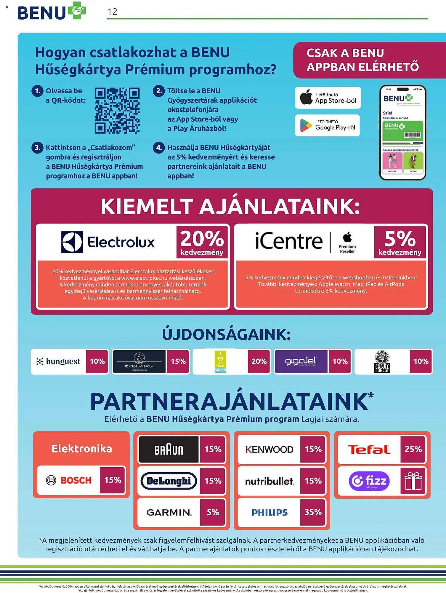 Benu Gyógyszertárak akciós újság