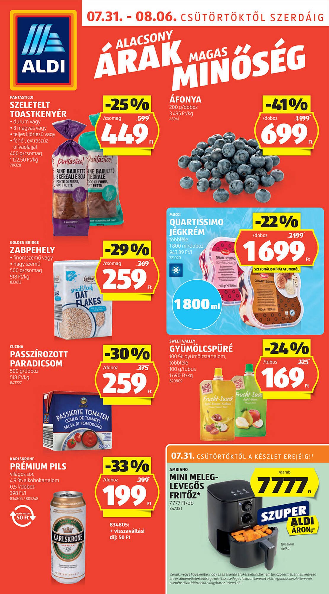 ALDI akciós újság (2025-07-31 - 2025-08-06)