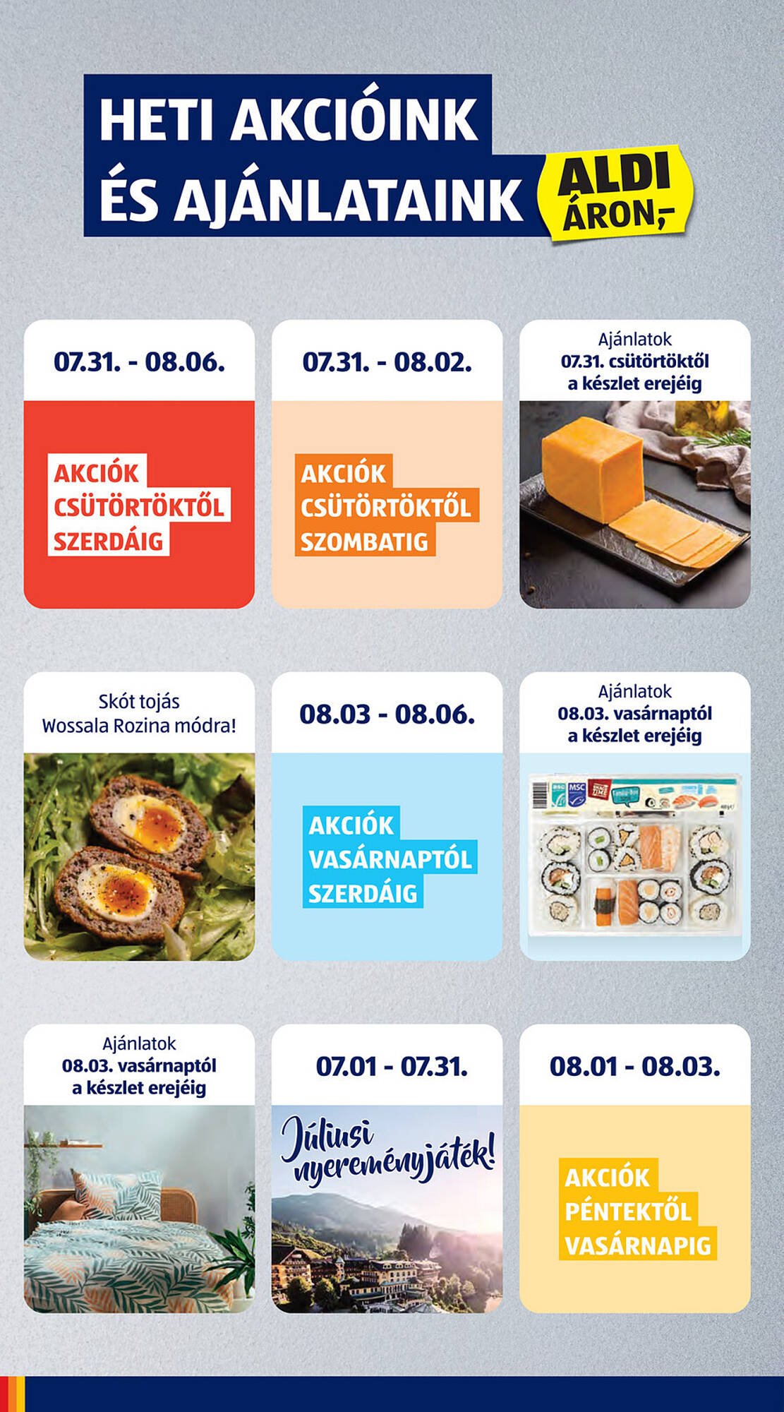 ALDI akciós újság (2025-07-31 - 2025-08-06)