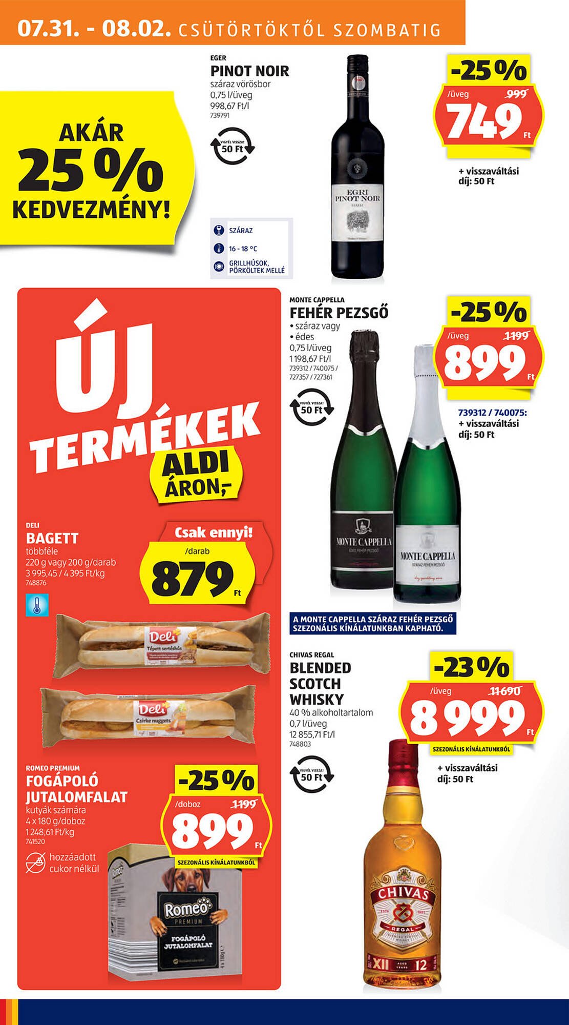 ALDI akciós újság (2025-07-31 - 2025-08-06)