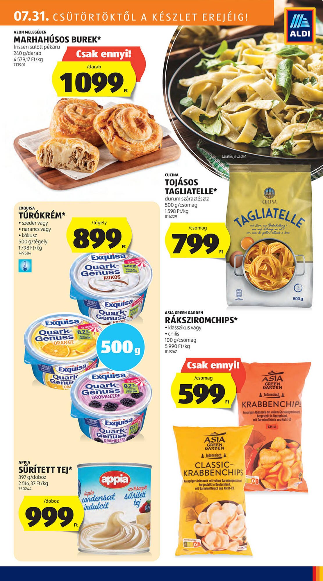 ALDI akciós újság (2025-07-31 - 2025-08-06)